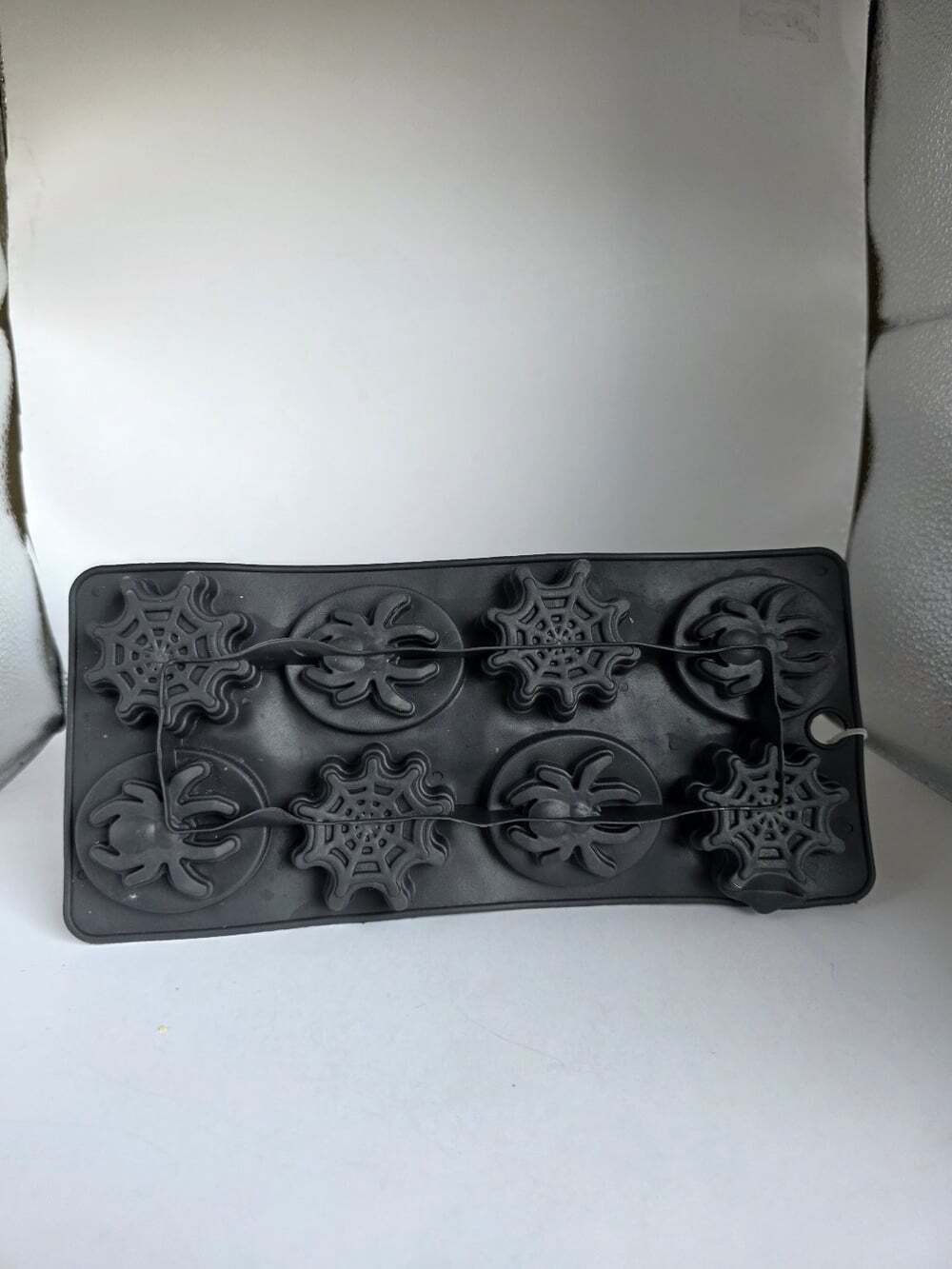 Halloween Spider Web Spider Black Silicone Four Mould Trays Mold